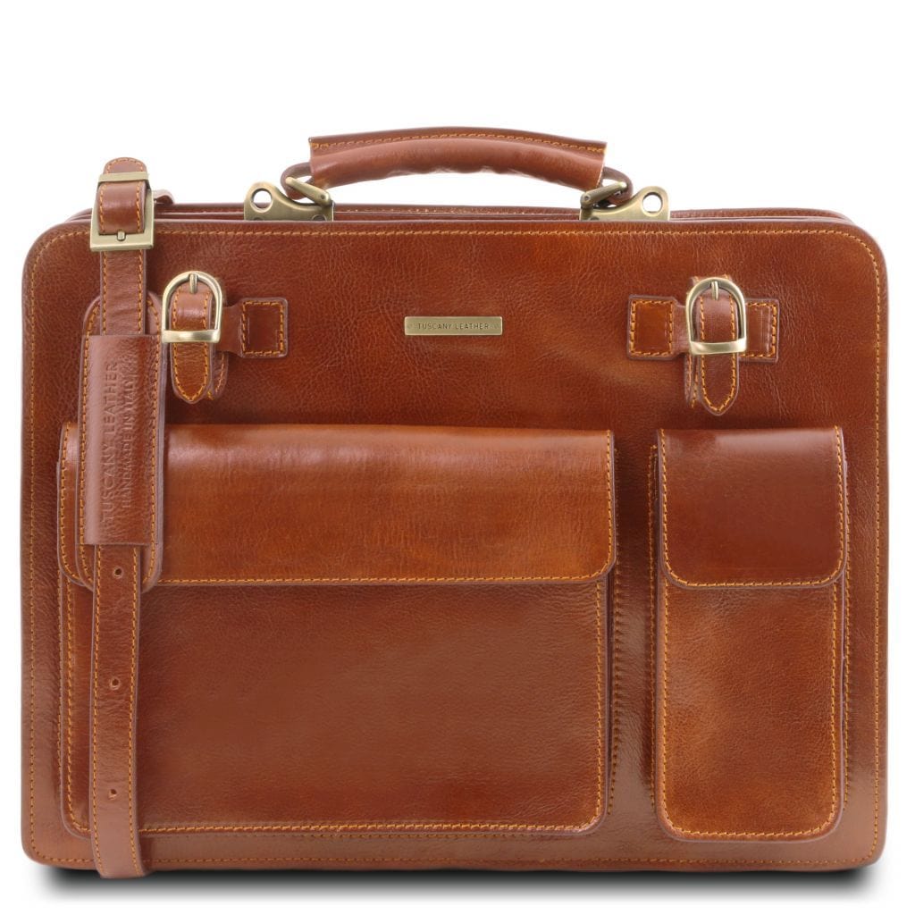 Venezia - Leather briefcase 2 compartments | TL141268