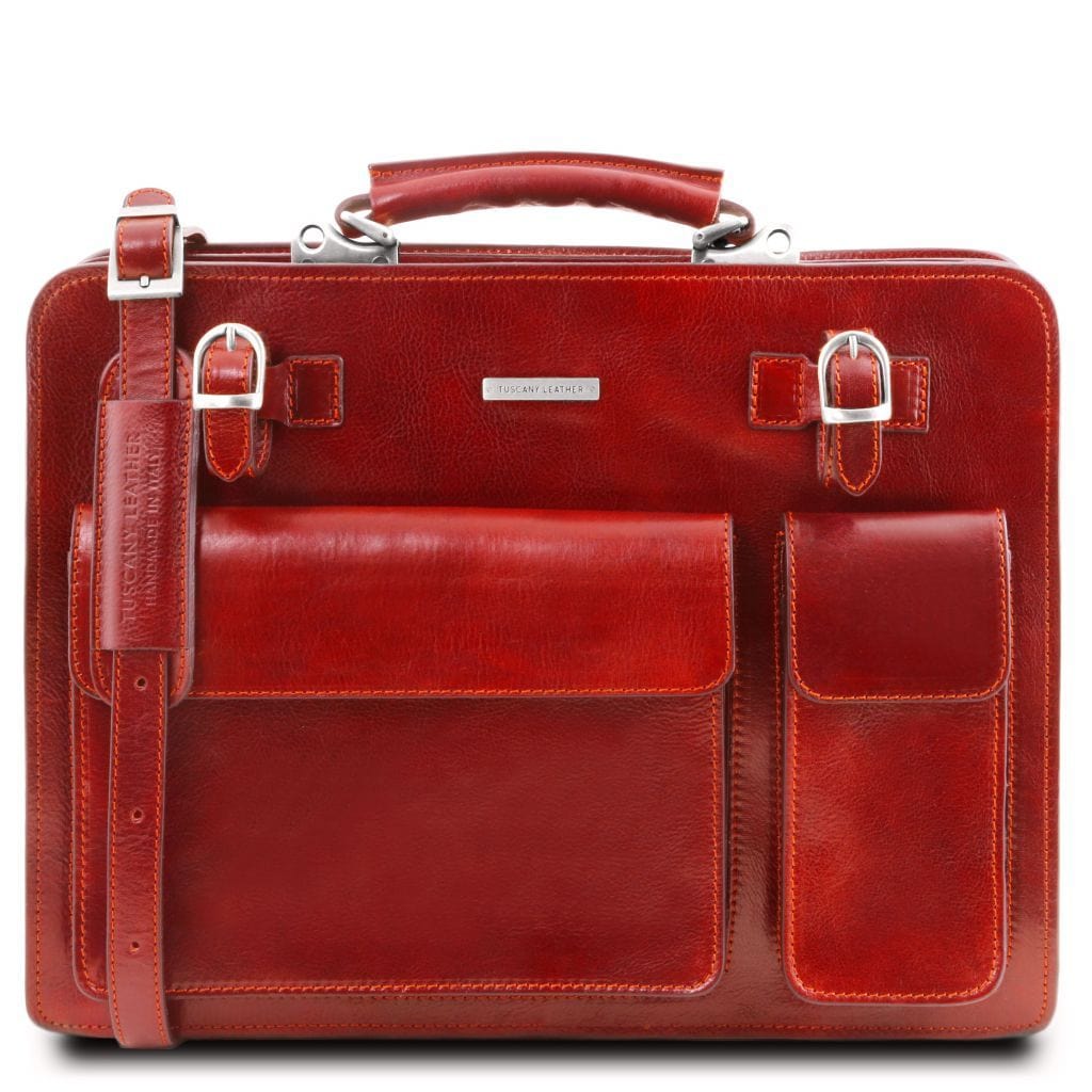 Venezia - Leather briefcase 2 compartments | TL141268