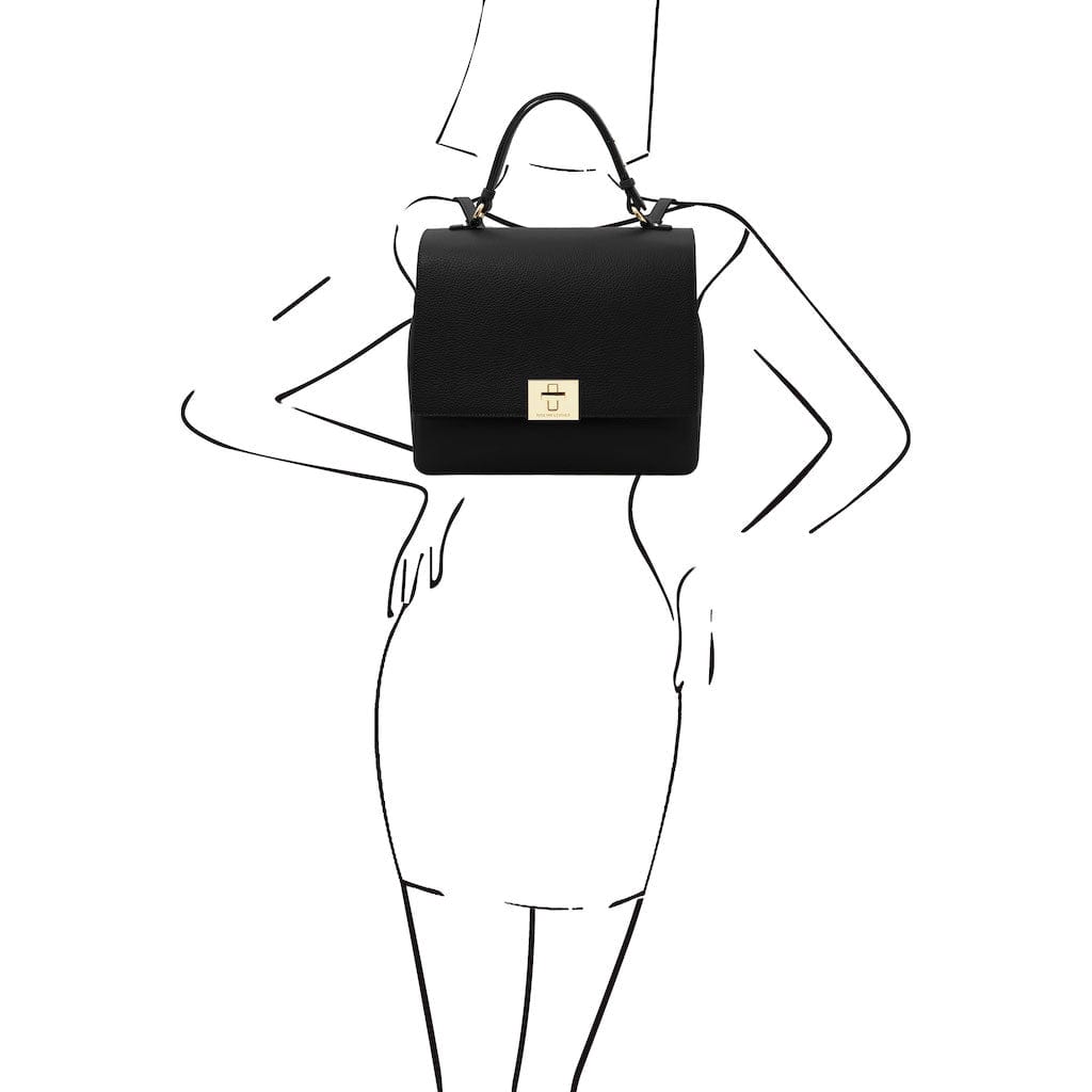 Silene - Leather 3-in-1 convertible backpack / shoulder bag / handbag | TL142152