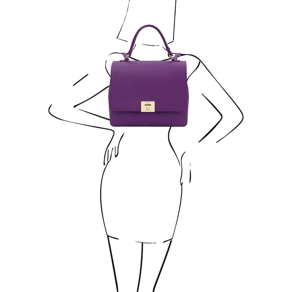 Silene - Leather 3-in-1 convertible backpack / shoulder bag / handbag | TL142152