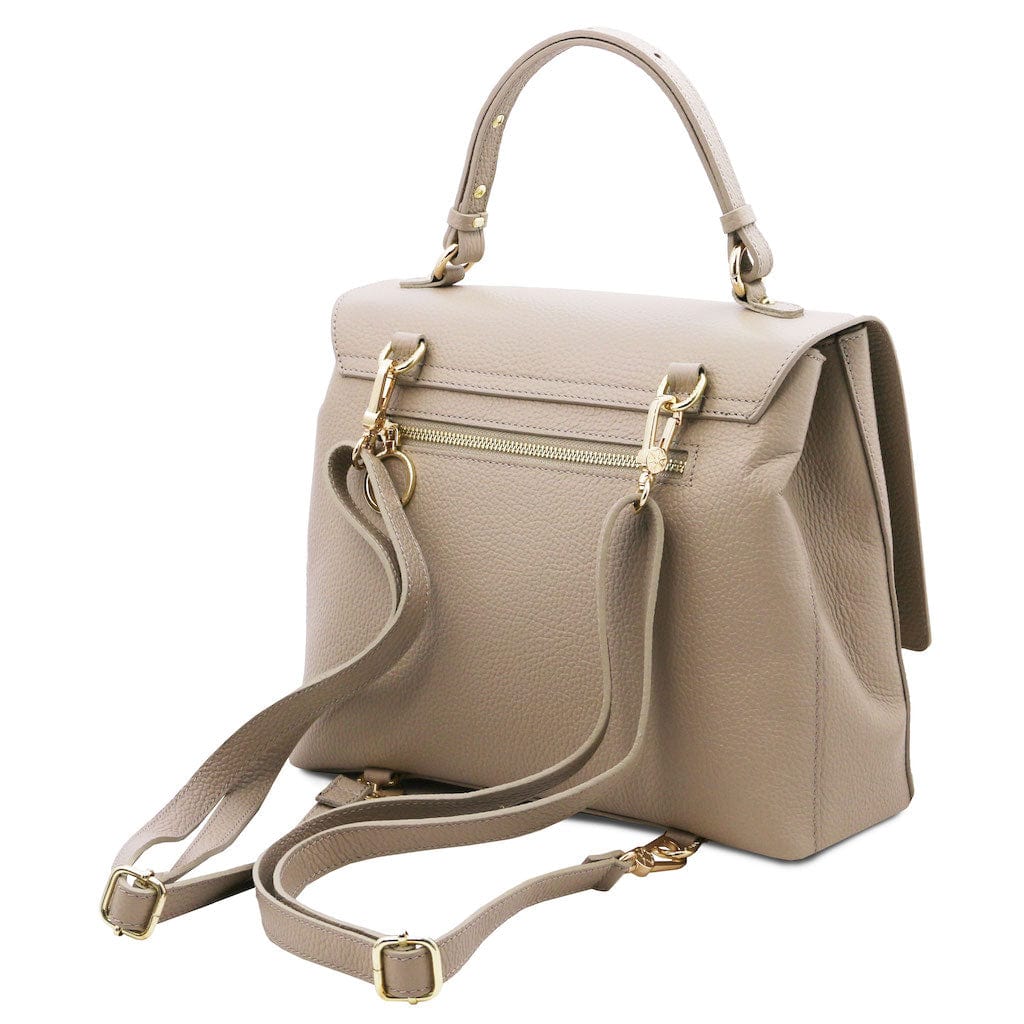 Silene - Leather 3-in-1 convertible backpack / shoulder bag / handbag | TL142152