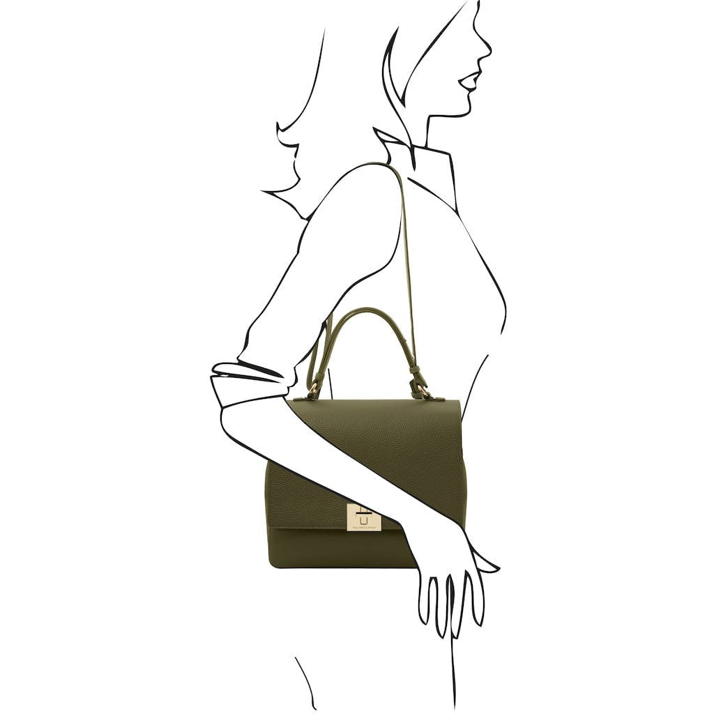 Silene - Leather 3-in-1 convertible backpack / shoulder bag / handbag | TL142152