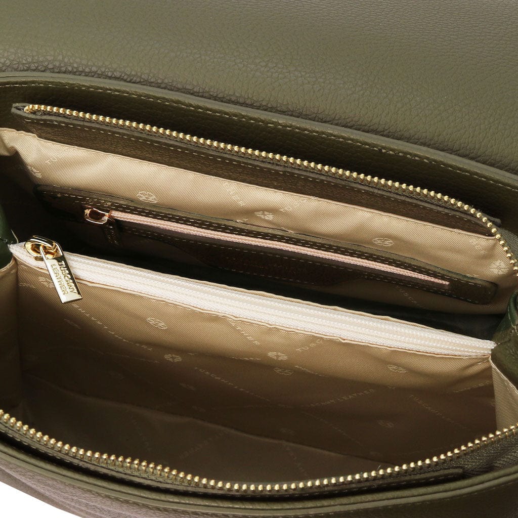 Silene - Leather 3-in-1 convertible backpack / shoulder bag / handbag | TL142152