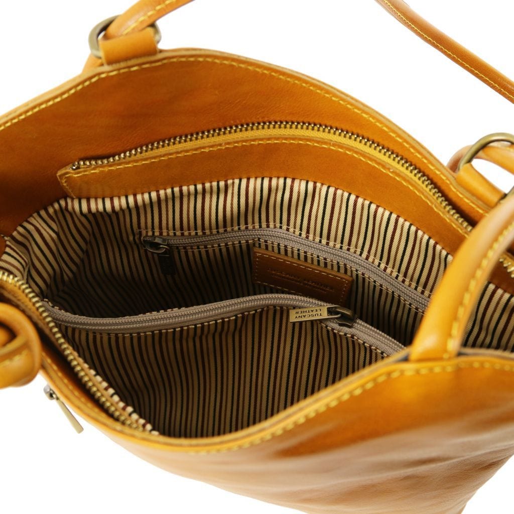 Patty - Italian leather convertible 2-in-1 backpack shoulder bag | TL141497