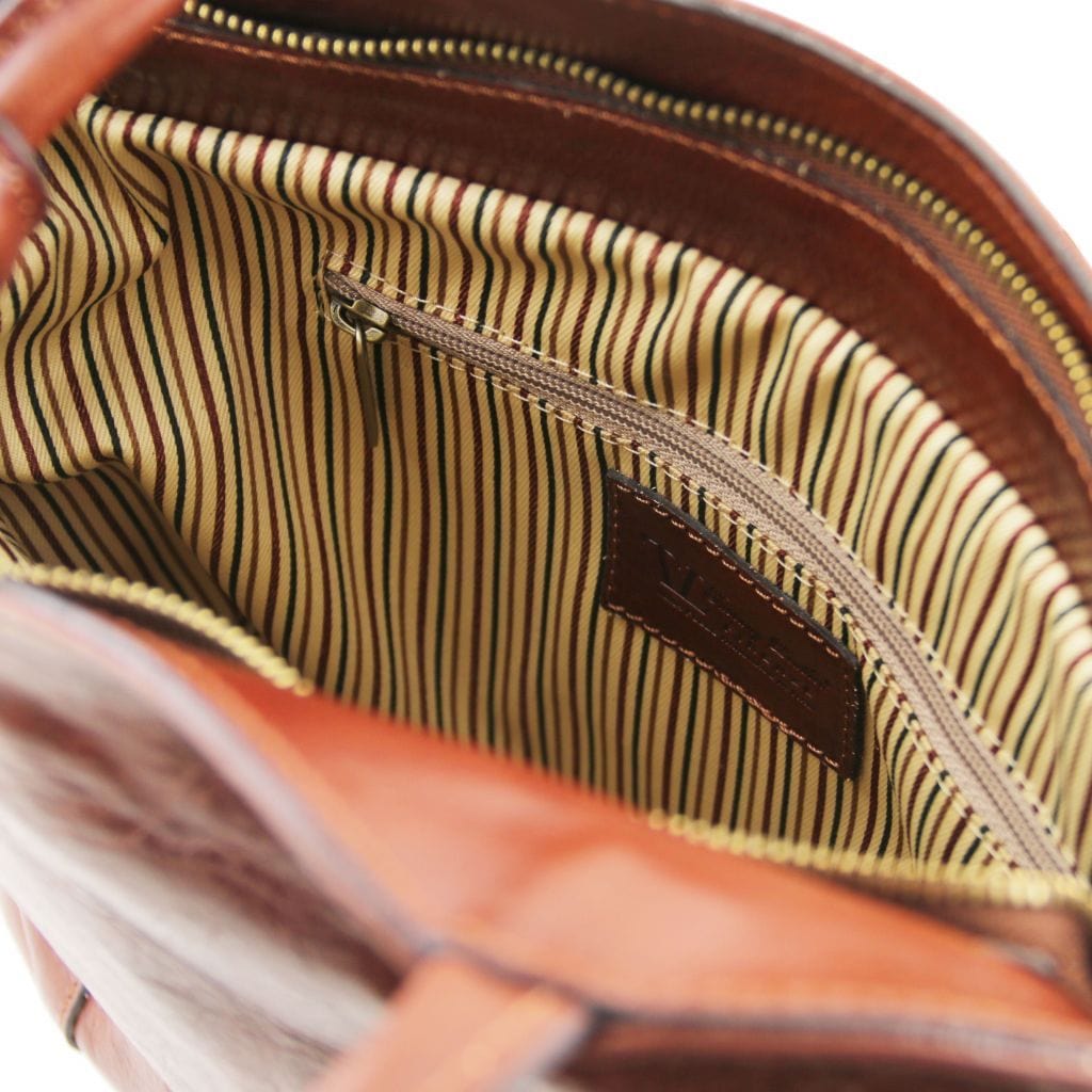 Patty - Italian leather convertible 2-in-1 backpack shoulder bag | TL141497