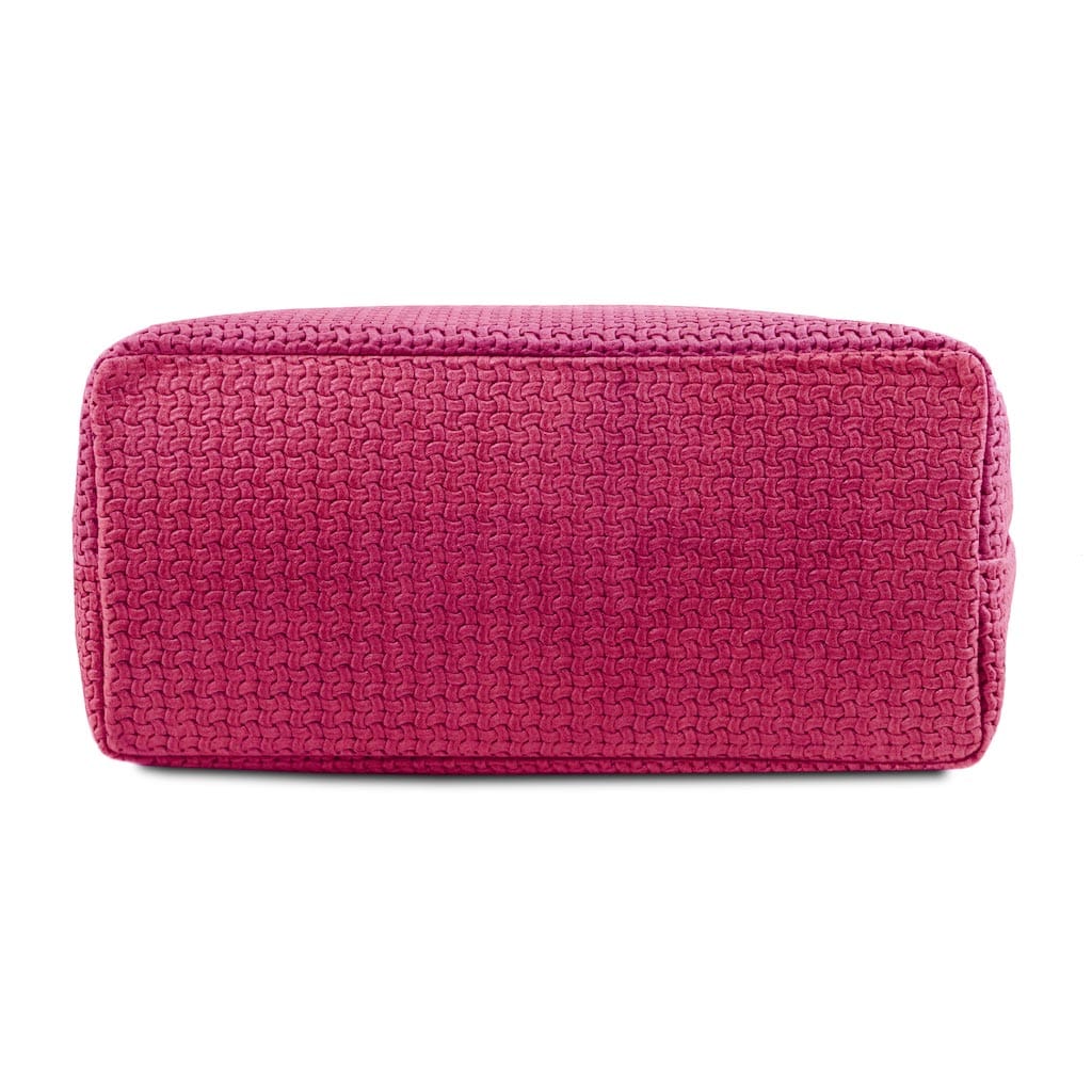 TL KeyLuck - Woven printed leather shopping bag | TL141573