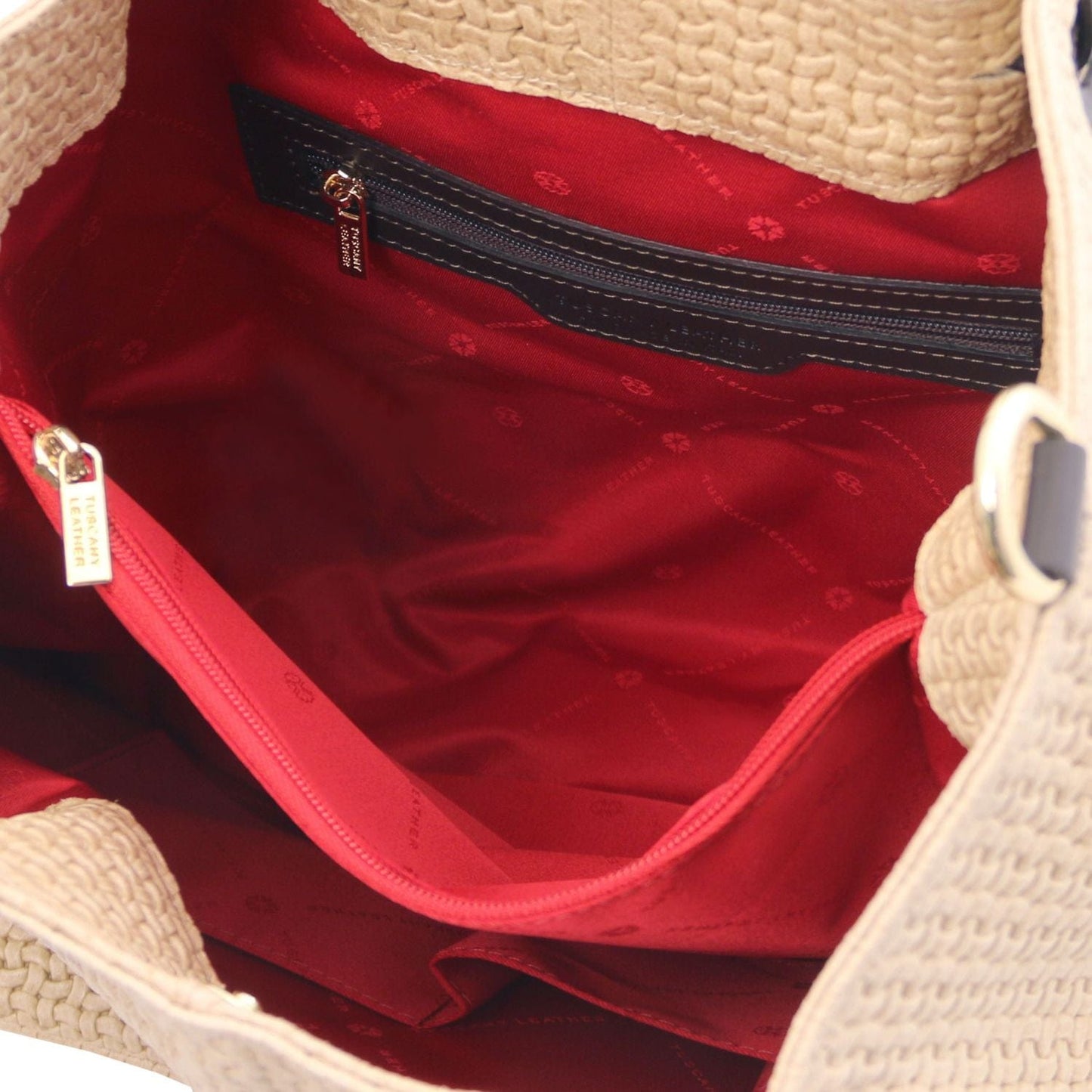 TL KeyLuck - Woven printed leather shopping bag | TL141573