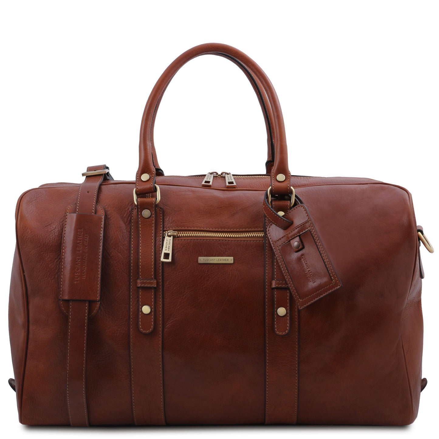TL Voyager - Leather travel bag with front pocket | TL142140