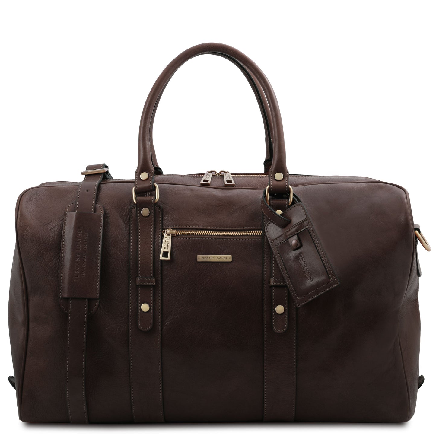 TL Voyager - Leather travel bag with front pocket | TL142140