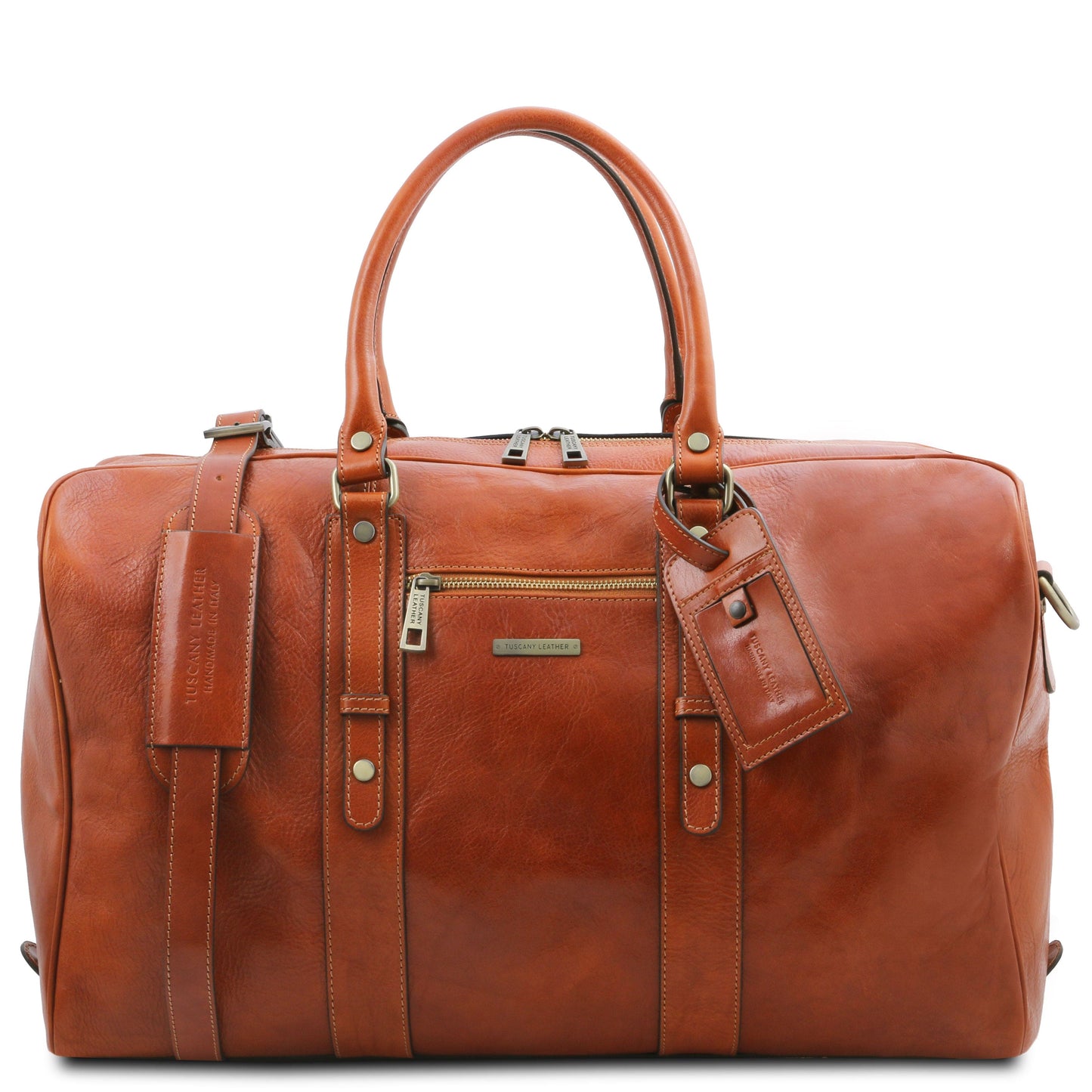 TL Voyager - Leather travel bag with front pocket | TL142140