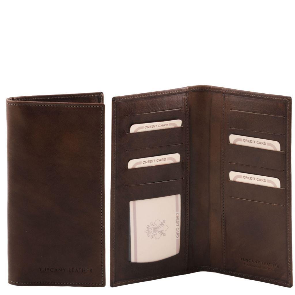 Exclusive leather 2 fold vertical wallet | TL140784