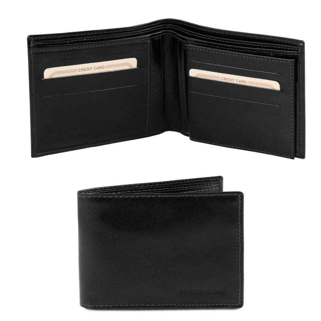 Exclusive leather tri fold wallet for men | TL141353