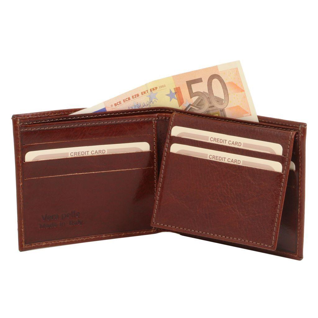 Exclusive leather tri fold wallet for men | TL141353