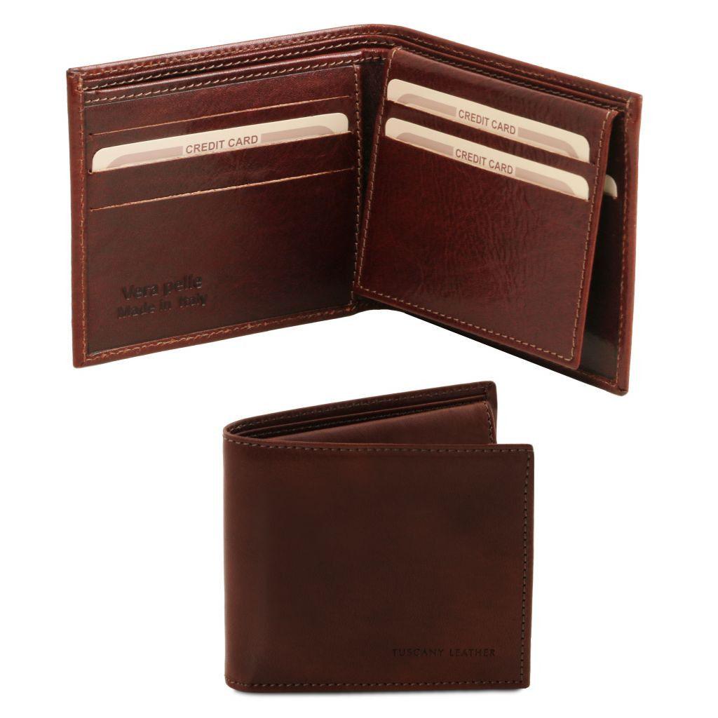 Exclusive leather tri fold wallet for men | TL141353