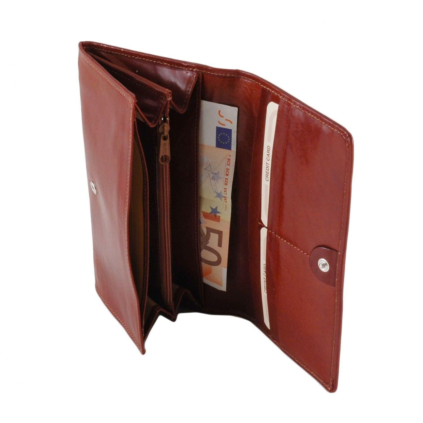 Exclusive leather accordion wallet for women | TL140787