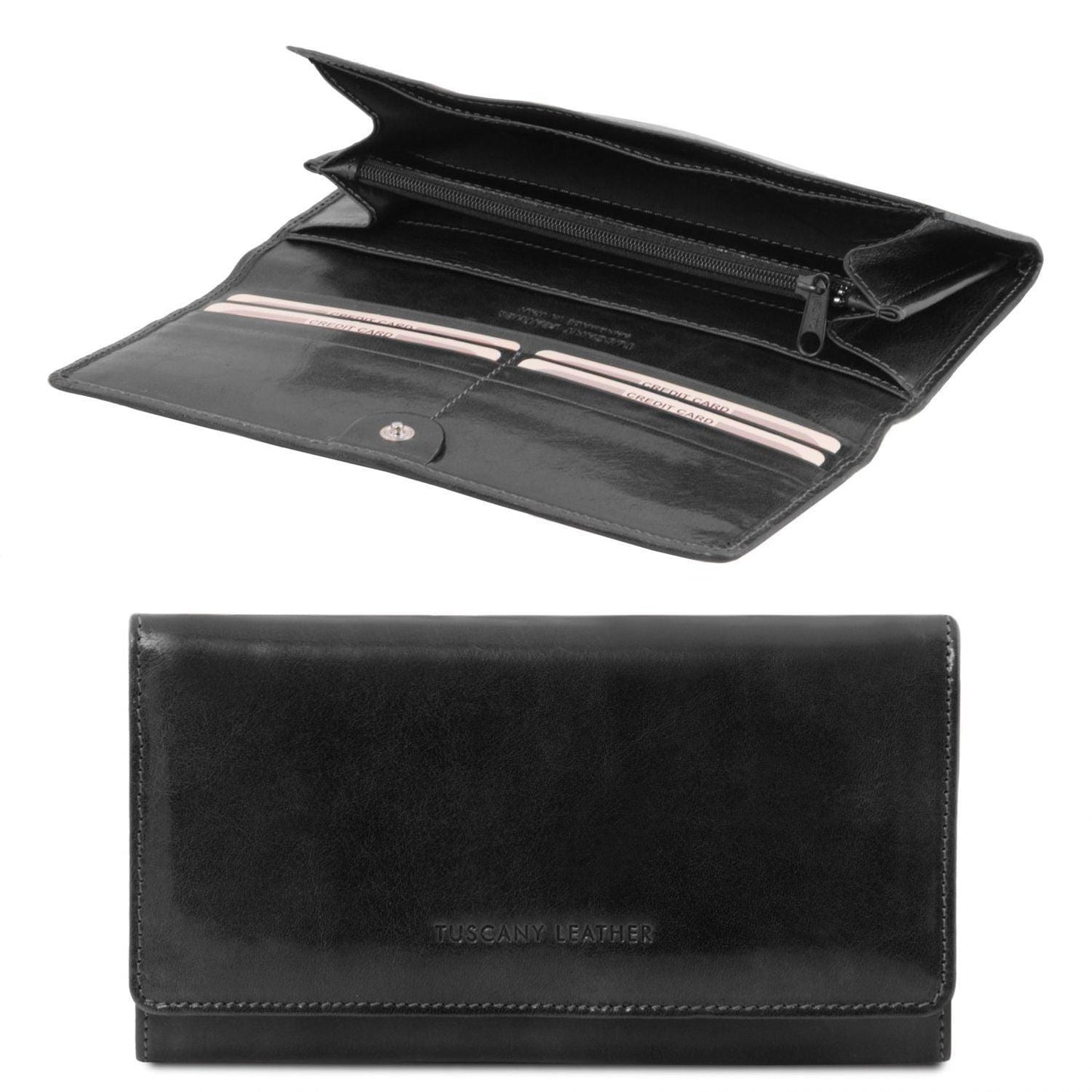 Exclusive leather accordion wallet for women | TL140787