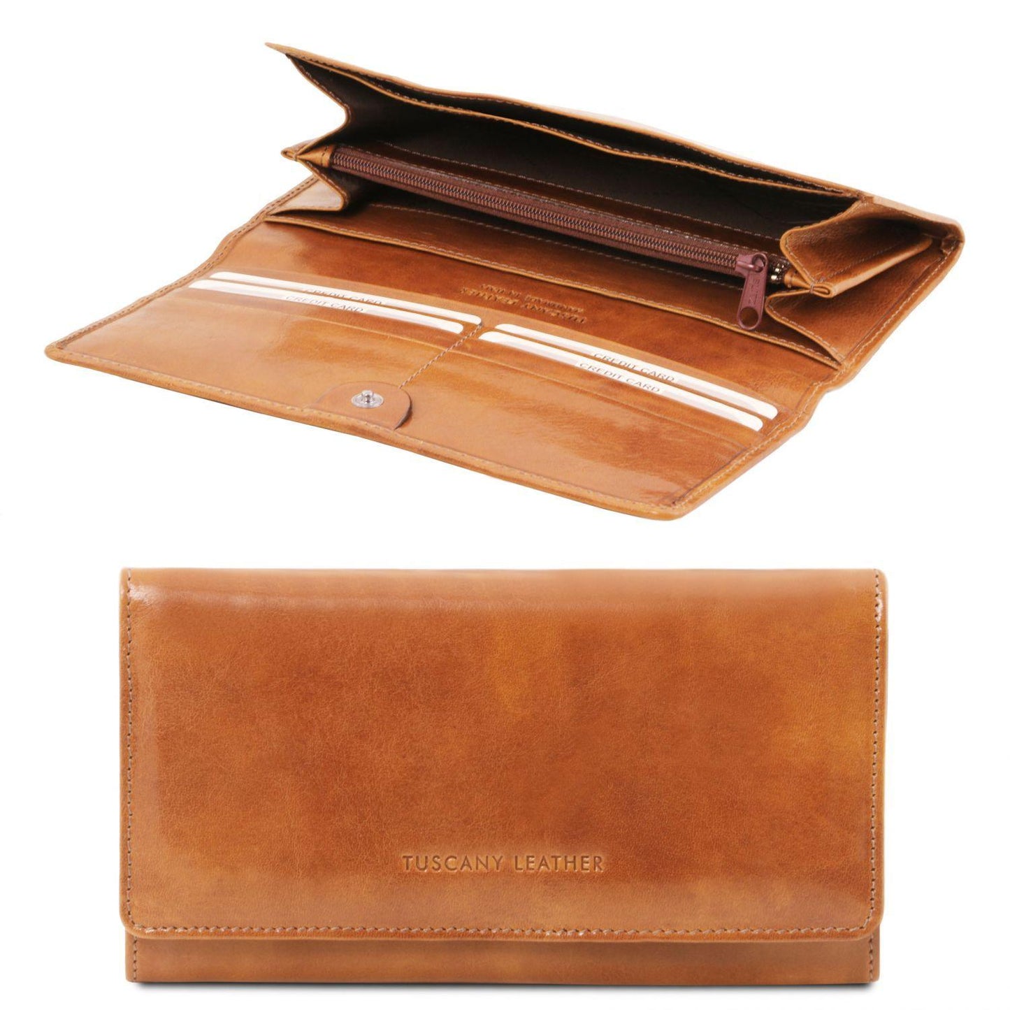 Exclusive leather accordion wallet for women | TL140787