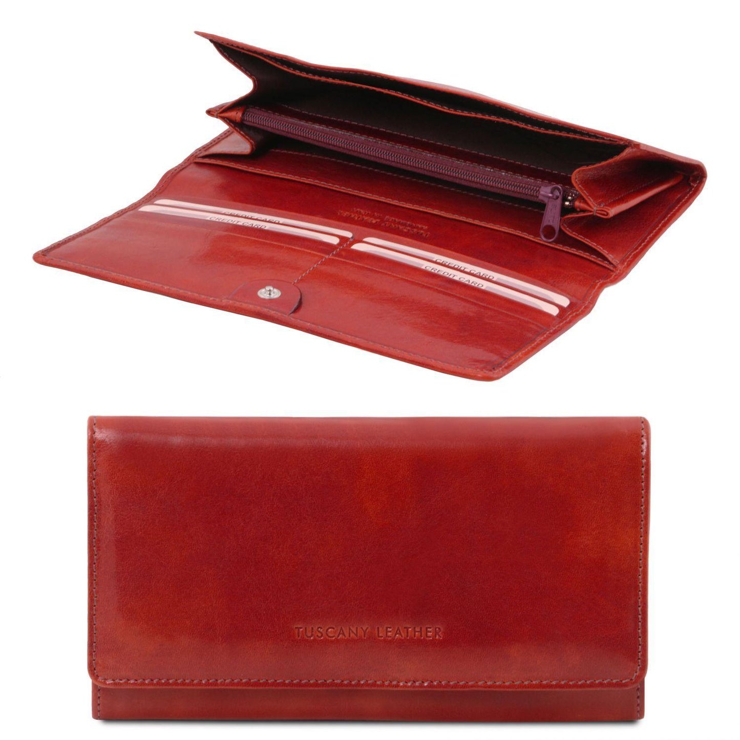 Exclusive leather accordion wallet for women | TL140787