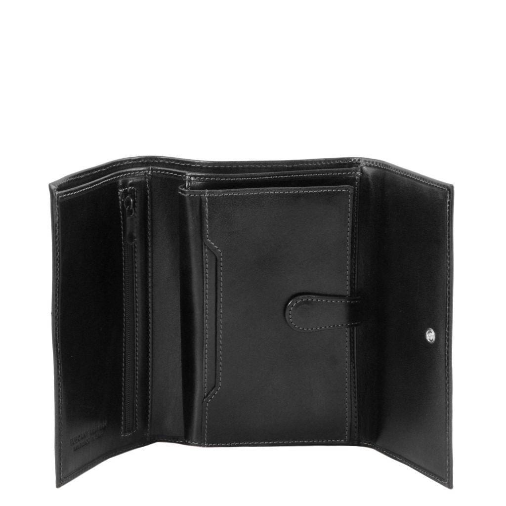 Exclusive 4 fold Italian leather wallet for women | TL140796