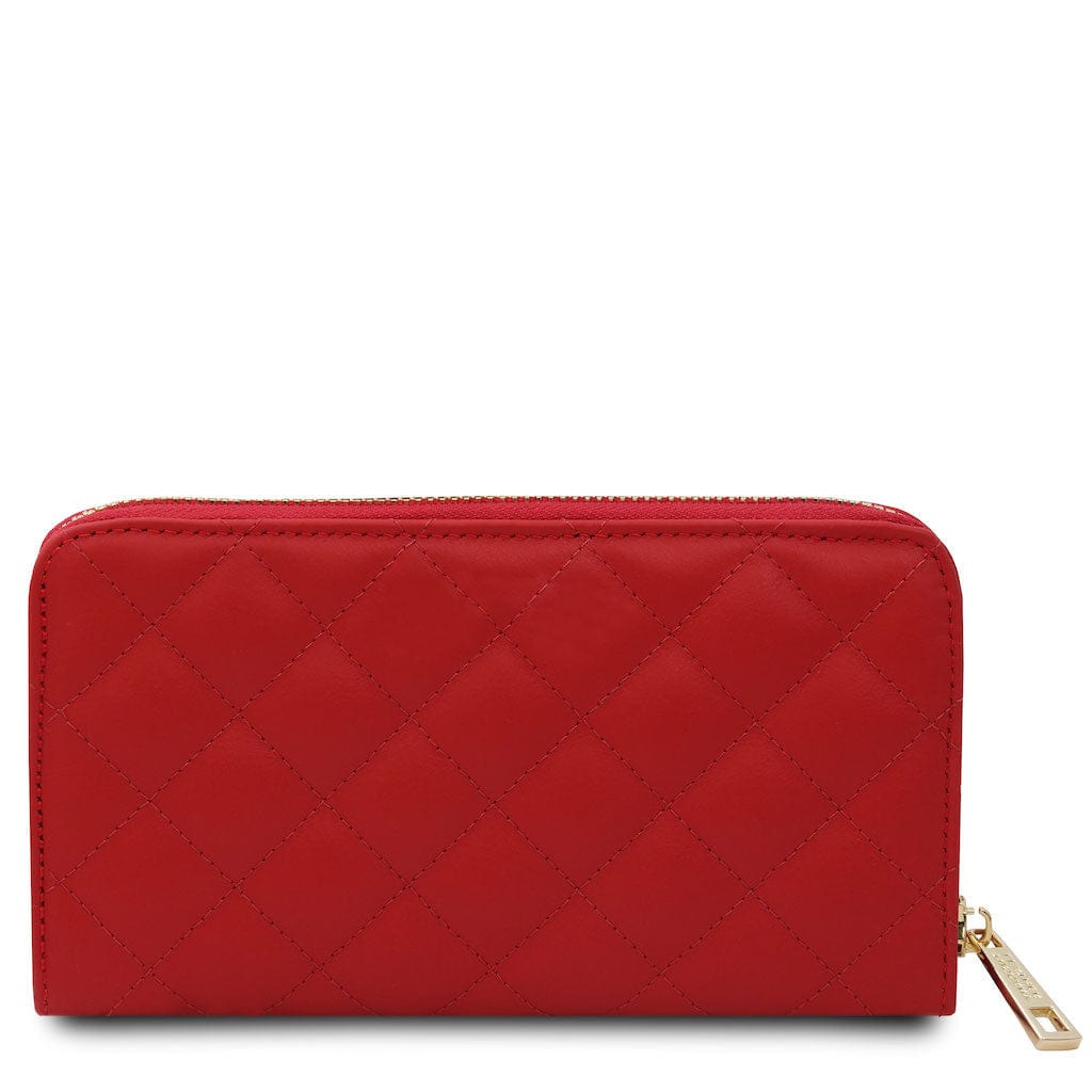Penelope - Exclusive zip around quilted leather wallet | TL142316