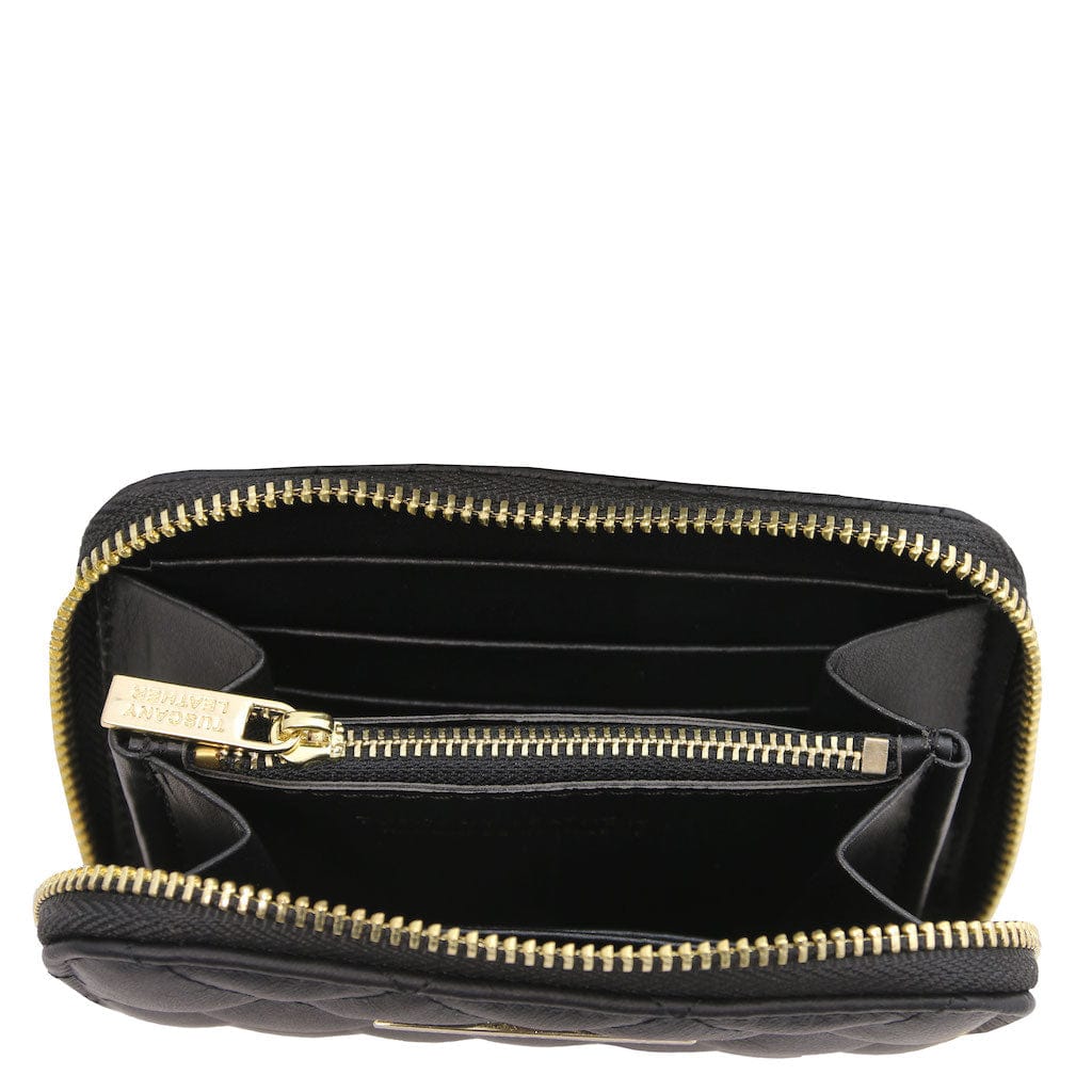 Teti - Exclusive zip around soft quilted leather wallet | TL142319