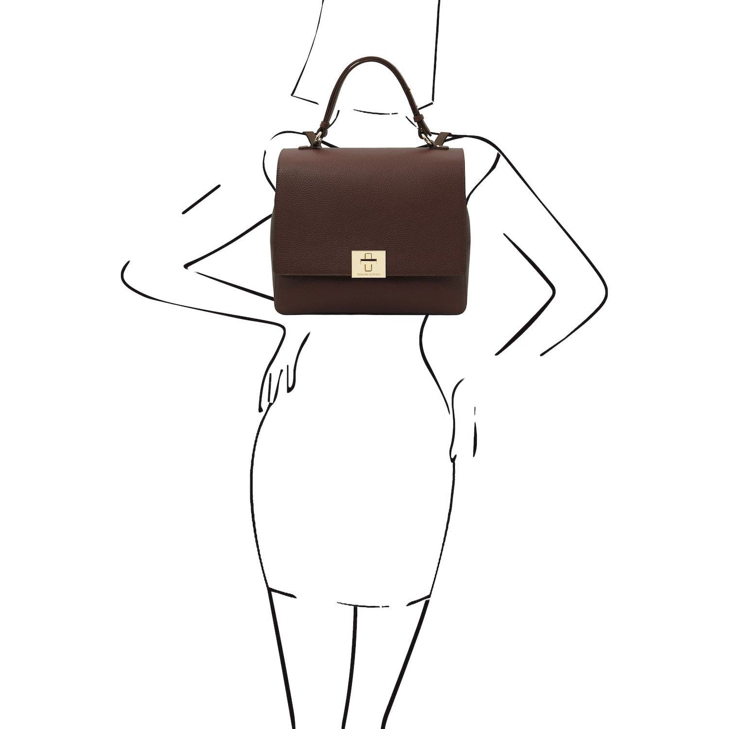 Silene - Leather 3-in-1 convertible backpack / shoulder bag / handbag | TL142152