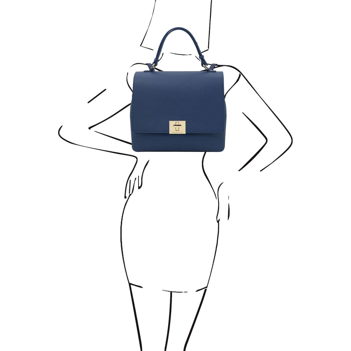 Silene - Leather 3-in-1 convertible backpack / shoulder bag / handbag | TL142152