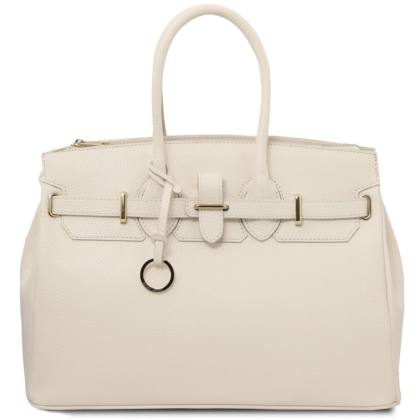 TL Bag - Leather handbag with golden hardware | TL141529