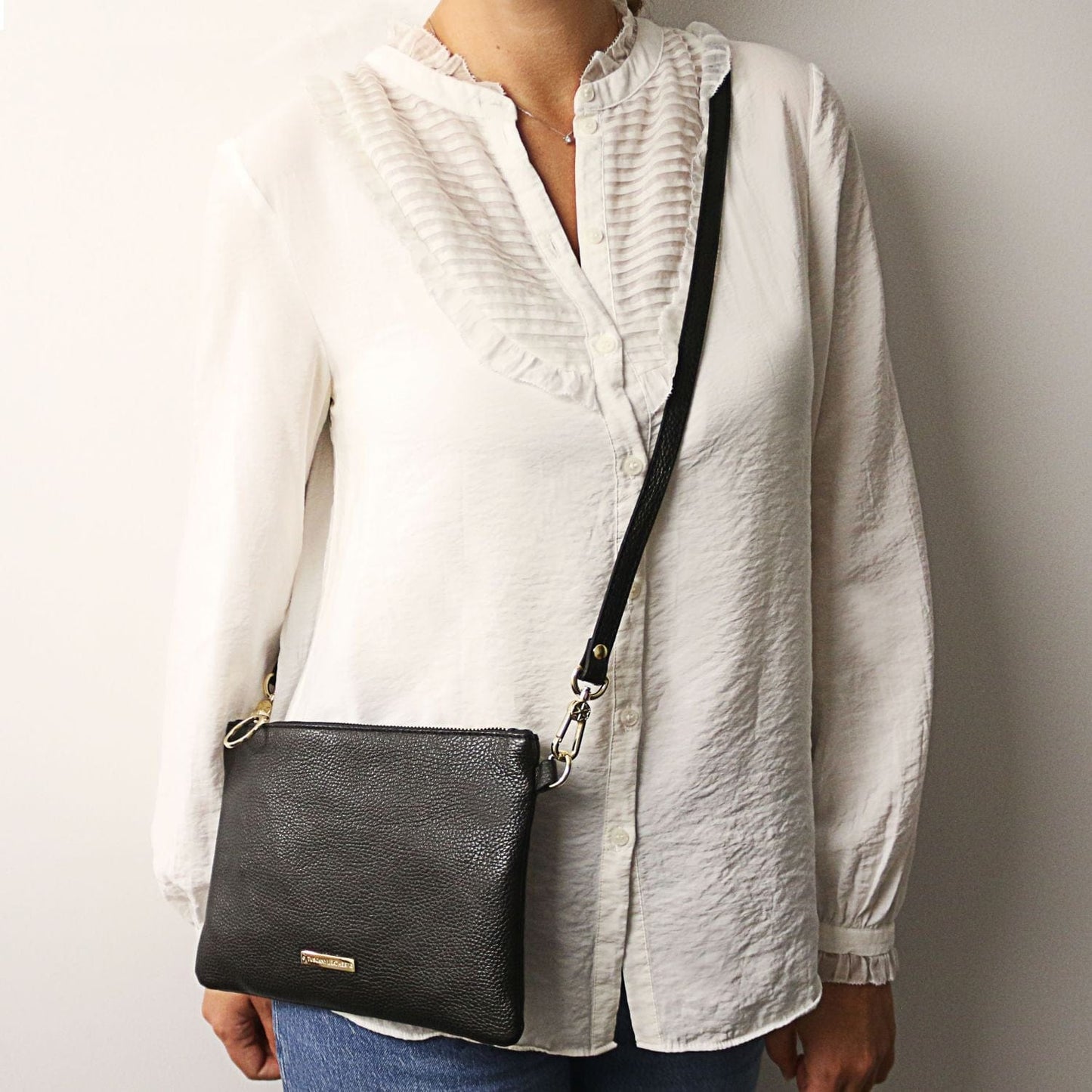 TL Bag - Soft Italian leather pouch clutch | TL142029