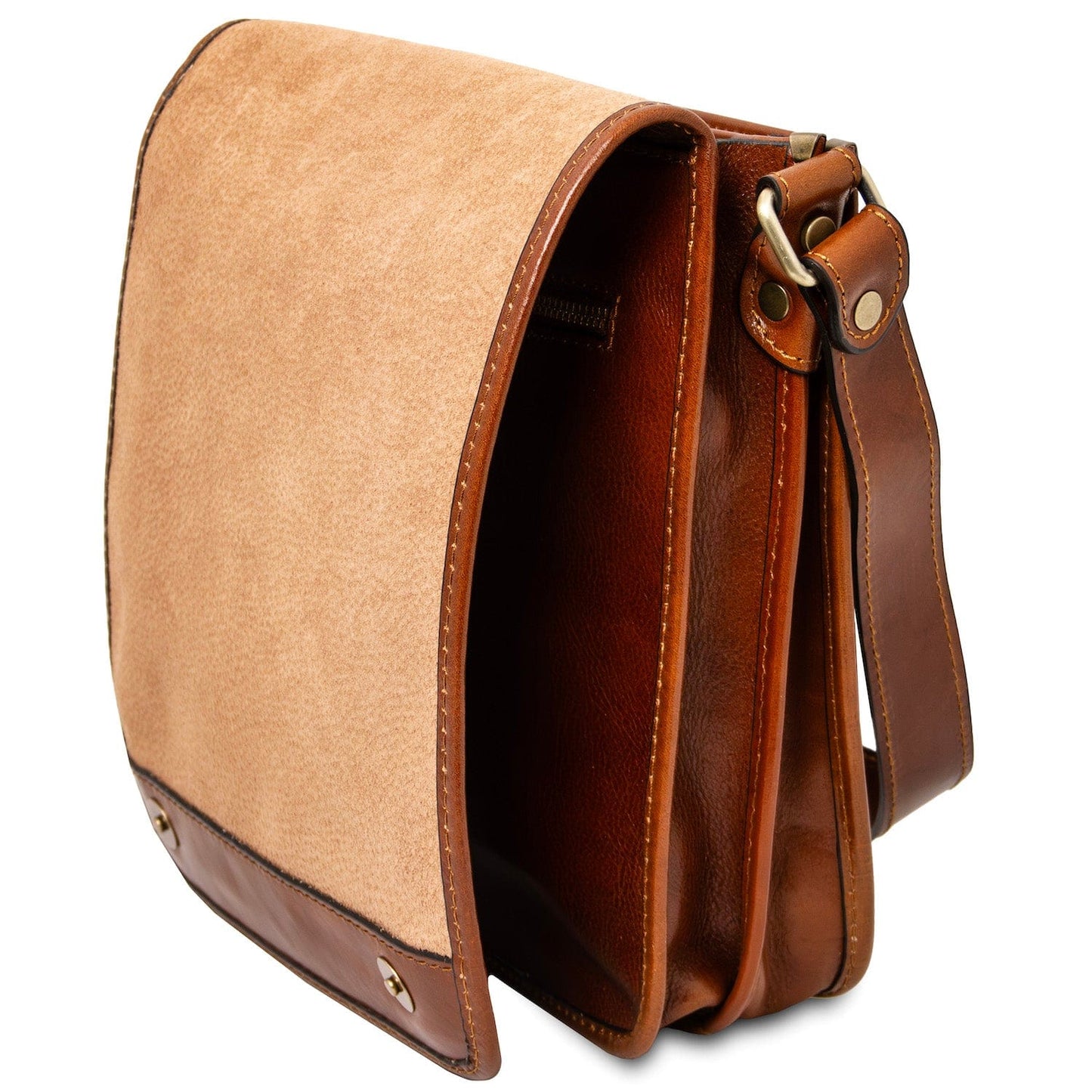 TL Messenger - Two compartment leather shoulder bag | TL141255