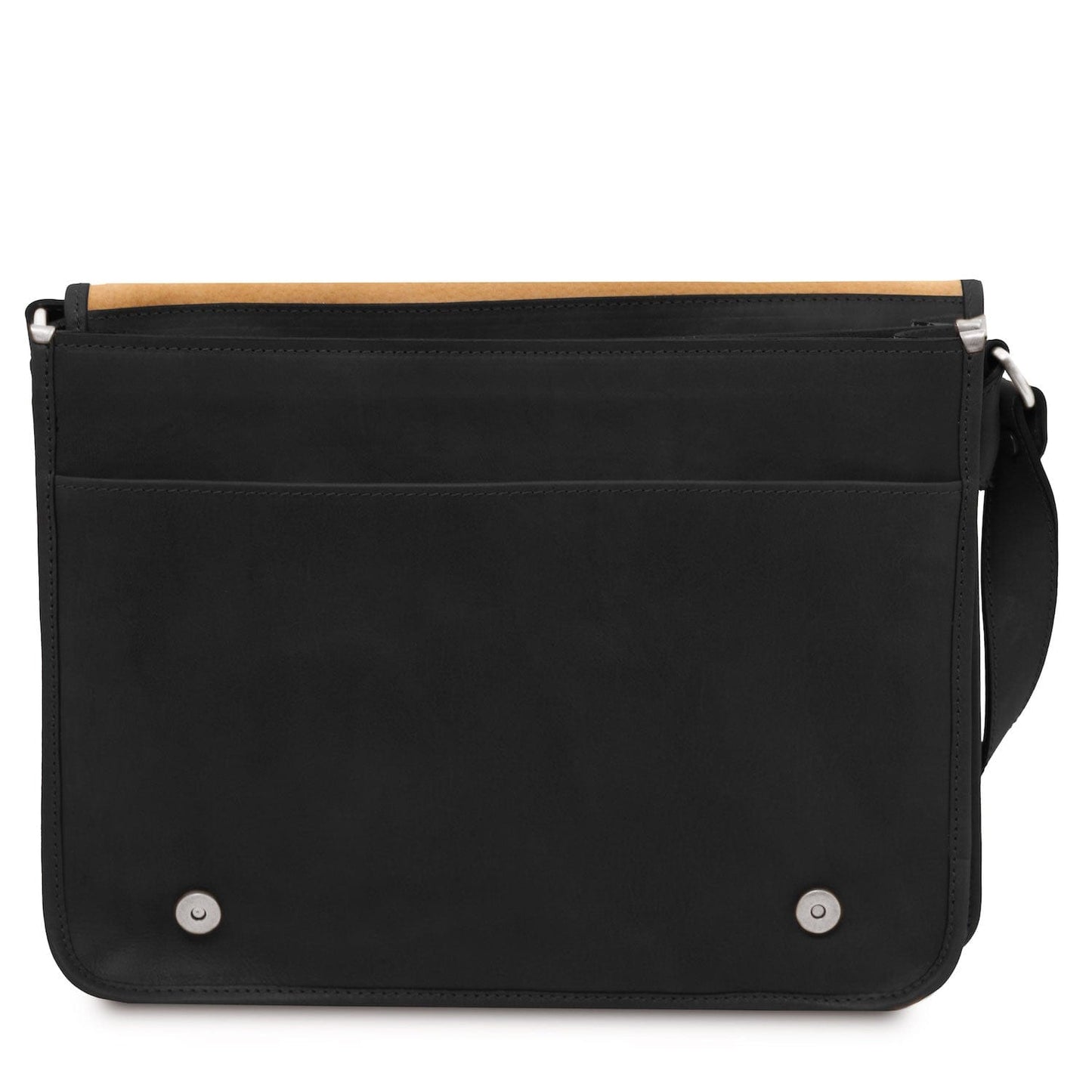 TL Messenger - Two compartment matte leather shoulder bag - Large size | TL142430