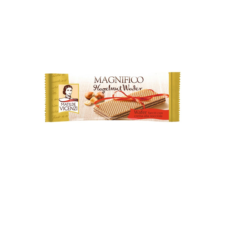 30 PACCHETTI WAFER MAGNIFICO NOCCIOLA VICENZI GR.25